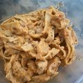 El cooksnap de Paula RG cuando hizo Pasta con salsa cremosa y gambas/camarones.