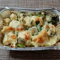 Cooksnap από Cleopatra στη συνταγή Μπρόκολο και κουνουπίδι au gratin στη light εκδοχή του😘💙