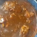 El cooksnap de claudia chavelas cuando hizo Cola de res en adobo.