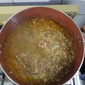 El cooksnap de Jennifer Vasquez cuando hizo Lentejas con chorizo.
