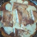 El cooksnap de Yenny Avalo cuando hizo Pizza súper express sin levadura.