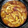 El cooksnap de Carolina cuando hizo Torta invertida de manzana.