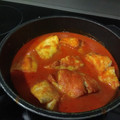 El cooksnap de Andrés CL cuando hizo Merluza en salsa de pimientos.
