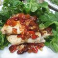 El cooksnap de Gabriela Diez cuando hizo Verduras salteadas con pollo y huevo a la plancha.