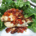 El cooksnap de Gabriela Diez cuando hizo Verduras salteadas con pollo y huevo a la plancha.