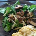 El cooksnap de Mario H. Davi cuando hizo Ensalada de rucula para el asado.