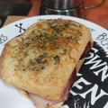 El cooksnap de Almudena Collado cuando hizo Sándwich pizza triple pepperoni.