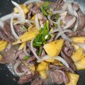 Cooksnap của Cau Hai khi họ làm theo món Tim lợn xào thơm