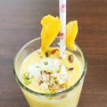 Richa Vardhan's cooksnap of when they made Mango shake.
