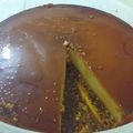 El cooksnap de Emilia Garcia cuando hizo Flan Napolitano.