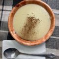 El cooksnap de Luis cuando hizo Crema de Maíz (Desayuno).
