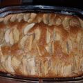 El cooksnap de Anabel Aleaga cuando hizo Tarta de manzana.