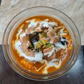 El cooksnap de Esmeralda Regalado Moreno cuando hizo Sopa Azteca.