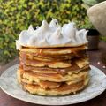 El cooksnap de Paz Chacon cuando hizo Torta Rogel.