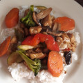 El cooksnap de Karina salcedo cuando hizo Pollo yakitori con arroz 🍚.
