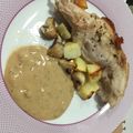 El cooksnap de María cuando hizo Pollo en salsa de champiñones en la bolsa la olla GM g.