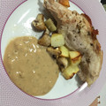 El cooksnap de María cuando hizo Pollo en salsa de champiñones en la bolsa la olla GM g.