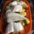 El cooksnap de Paloma del Sol cuando hizo Bacalao con tomate y patatas panadera.