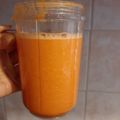 El cooksnap de Esther Soto cuando hizo Batido de zanahoria con avena 🥕🥃.