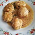 El cooksnap de Paquichu cuando hizo Albóndigas de pollo en salsa de almendras.