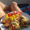 FKathy Cooksnap-ja, amikor elkészítette a(z) Focaccia grillezett camemberttel és olajbogyó krémmel, gluténmentesen receptet.