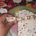 El cooksnap de Graciela Albarracin cuando hizo Turrón de maní casero.