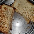 Sadiya का कुकस्नैप जब उन्होंने चीज़ी कॉर्न स्पिनाच सैंडविच (cheese corn spinach sandwich recipe in Hindi) बनाया था।
