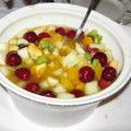 El cooksnap de Recetas-Consum cuando hizo Macedonia de frutas.