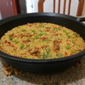El cooksnap de "cocinar con jorgette" cuando hizo Arroz con costillas carnosas de cerdo.