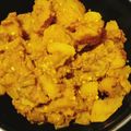 Mukta kaur का कुकस्नैप जब उन्होंने बैंगन आलू की सब्जी (baingan aloo ki sabzi reicpe in Hindi) बनाया था।