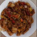 El cooksnap de Yanelis Martinez cuando hizo Cerdo agridulce.