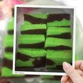 Cooksnap dari Bunda Khalid untuk resep Brownis Kukus Coklat Pandan