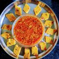 Charusheela Prabhu's cooksnap of when they made नागपुर स्पेशल झणझणीत पाटवडी रस्सा (patwadi rasa recipe in marathi).