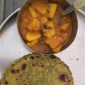 Uvika Tayal's cooksnap of when they made Aloo ki sabji.