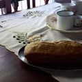 El cooksnap de Silvia Castellani cuando hizo Budín de banana (con aceite).