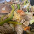 El cooksnap de Katherine Morán Chaparro cuando hizo Lomo saltado.
