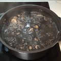 El cooksnap de Hector Palacios Diaz cuando hizo Arroz negro con calamar y langostinos.