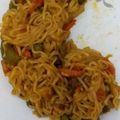 Pinki Chakraborty's cooksnap of when they made ভেজ নুডলস (veg noodles recipe in Bengali).