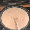 El cooksnap de Angela Verduzco cuando hizo Gravy de champiñones.