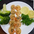 صورة من Waffa Omar، شاركها بعد تجربة وصفة قريدس بالزبدة والتوم 😋
