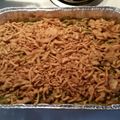 Brian's cooksnap of when they made Green Bean Casserole.