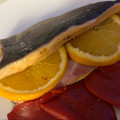 El cooksnap de Marta cuando hizo Trucha con naranja en freidora de aire.