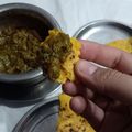 Karisha Goyal's cooksnap of when they made Sarso ka saag makai di roti.