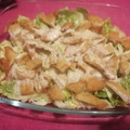 El cooksnap de Makwa Ikwa cuando hizo Ensalada césar con bacon y pollo.