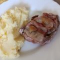 liliom1229 Cooksnap-ja, amikor elkészítette a(z) Baconös, fokhagymás sertéskaraj sütőben sütve receptet.