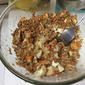 El cooksnap de Maria Cordero cuando hizo Ensalada de lentejas.