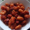 El cooksnap de SoniaT. cuando hizo Ñoquis con chorizo.
