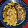 El cooksnap de Irma Ramirez cuando hizo Posta Negra al Horno, Champiñones a la Crema y Papas Salteadas.