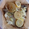 El cooksnap de magdalena martin garcia cuando hizo Lubina con limón y cebolla en airfryer | Cena en 12 minutos.
