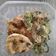 El cooksnap de Ricardo Ulises Chim May cuando hizo Pechuga de pollo en salsa de brócoli.